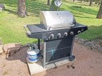 Propane BBQ grill for guests use 